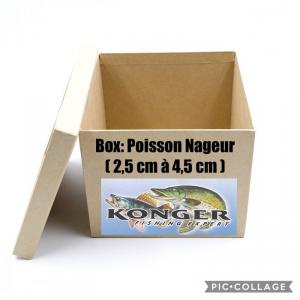 Box Poison Nageur 7 pièces (2.5 cm à 4.5 cm)