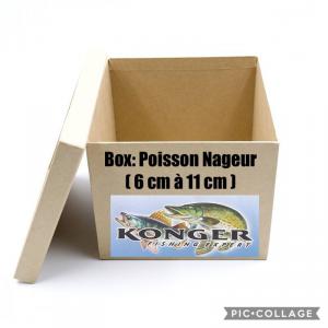 Box Poison Nageur 7 pièces (6 cm à 11 cm)