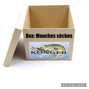 Box Mouches Sèches 30 mouches