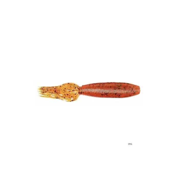 Gary Yamamoto Fat Ika 10cm 196 - Pumpkin Black & Green