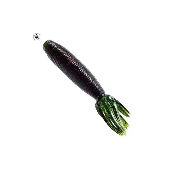 Gary Yamamoto Fat Ika 10cm 208 - Watermelon w/ Black & Red