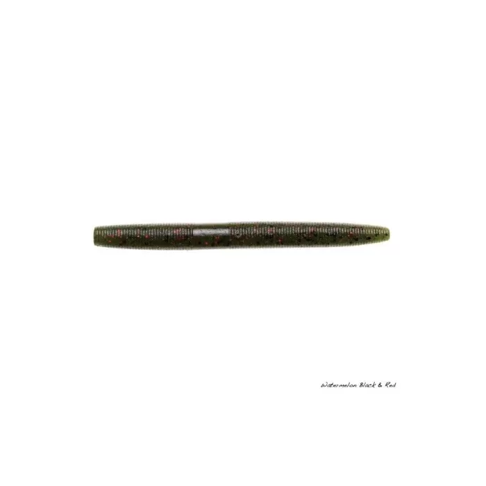 Gary Yamamoto Senko 5' 208 - Watermelon w/ Black & Red