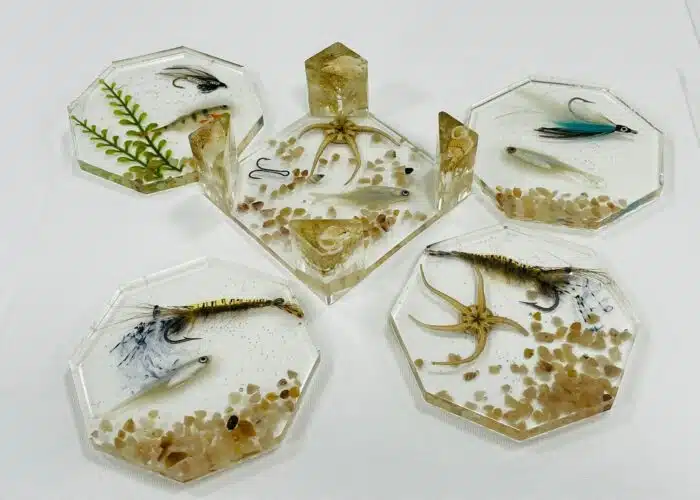 Sets sous-verres avec support crevettes