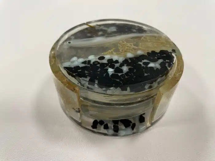 Set sous-verres avec support noir et bleu – Image 2